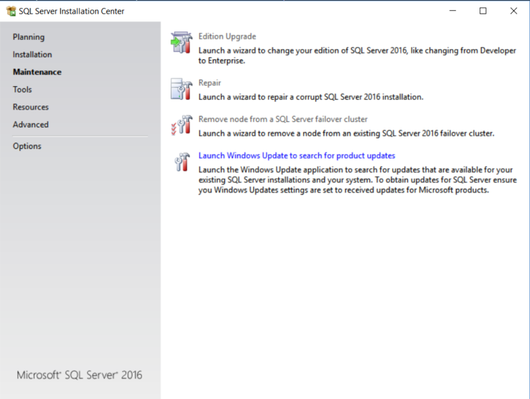 New SQL Server 2016 Installation Features Walk through