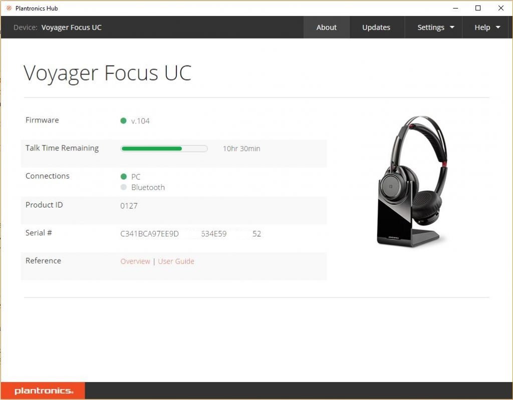 plantronics voyager focus headset not charging