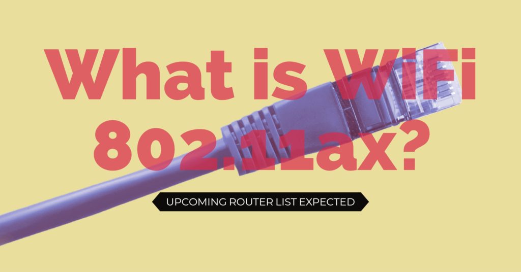 What is WiFi 802.11ax