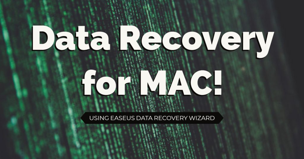 Using Easeus Data Recovery Wizard
