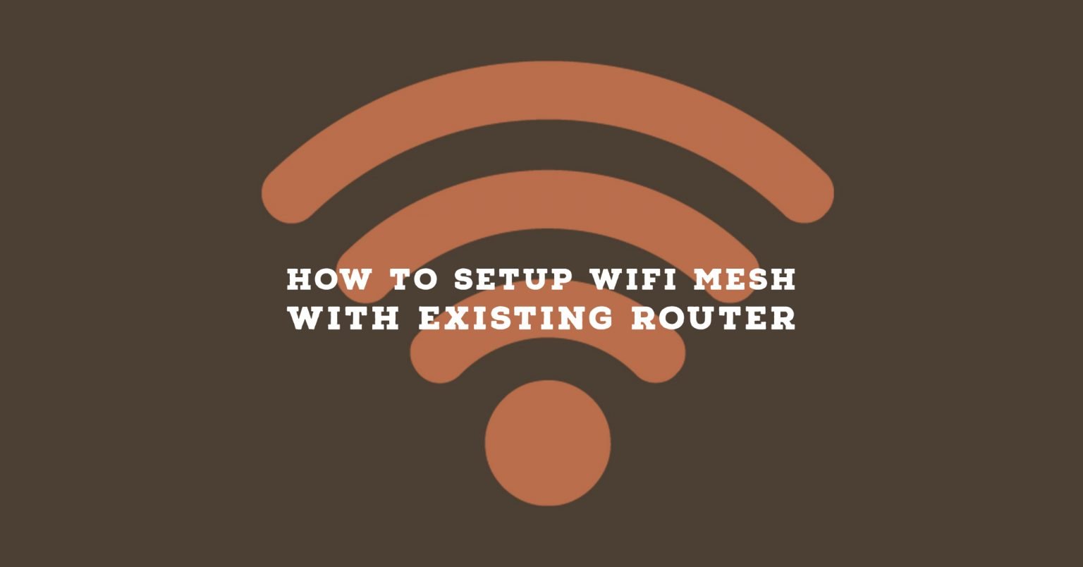 Mesh network with existing router Clearance