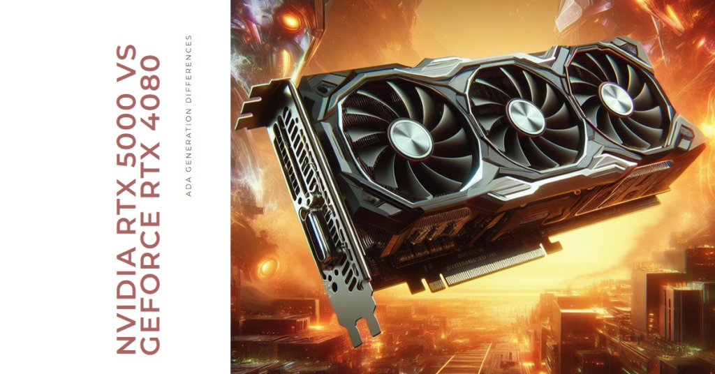 NVIDIA RTX 5000 Ada Generation vs GeForce RTX 4080 - Differences