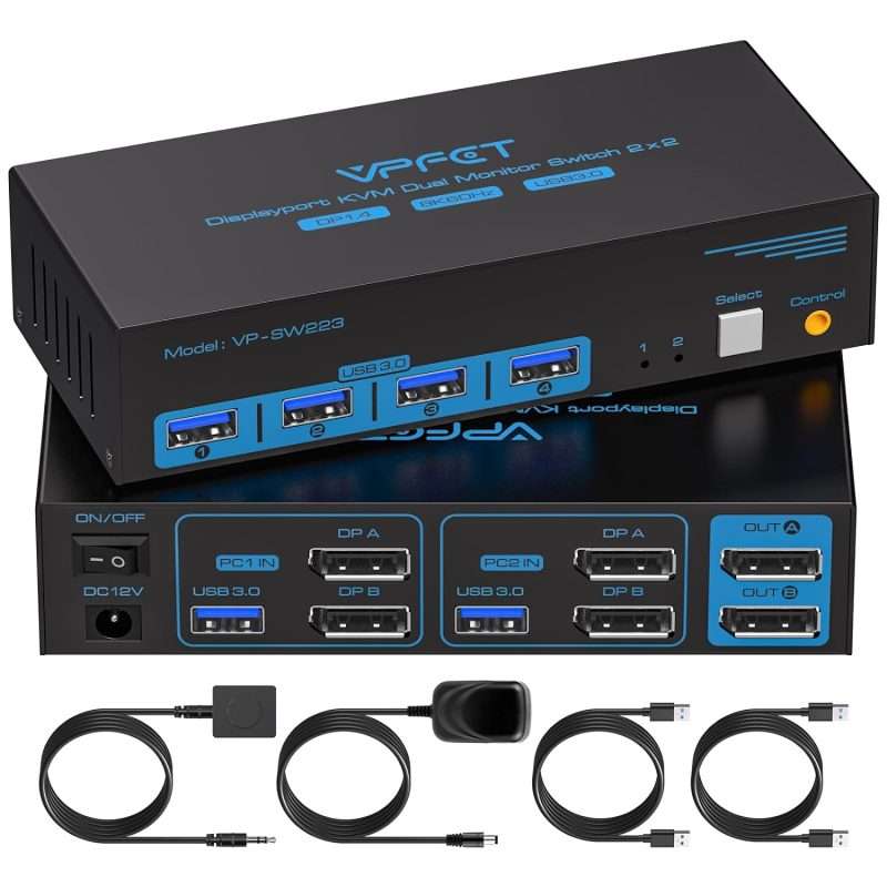 Kvm Terminal List of 8K KVM Switches - Upto 8K@120hz & 4 Device