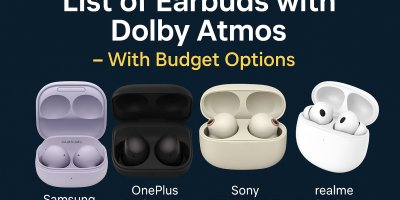Earbuds with Dolby Atmos