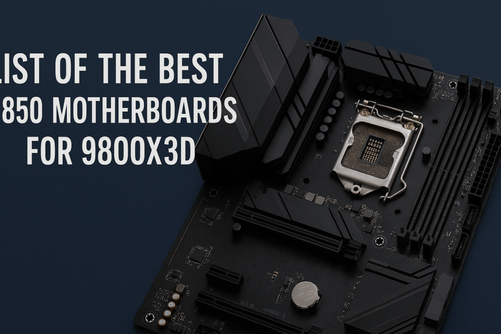 List of the Best B850 Motherboards for 9800X3D