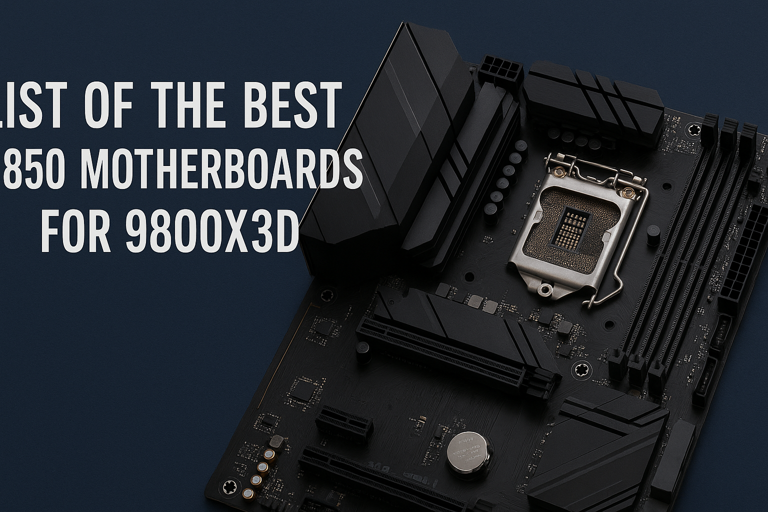 List of the Best B850 Motherboards for 9800X3D