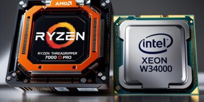 Threadripper 7000 Pro vs Xeon W3400