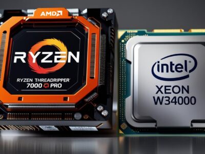 Threadripper 7000 Pro vs Xeon W3400