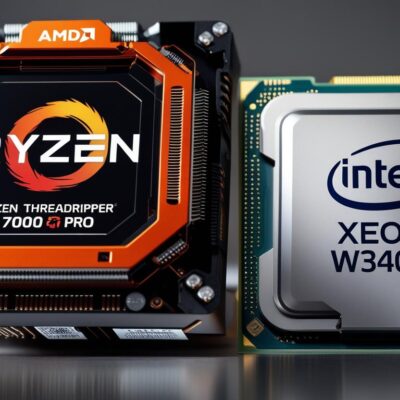 Threadripper 7000 Pro vs Xeon W3400