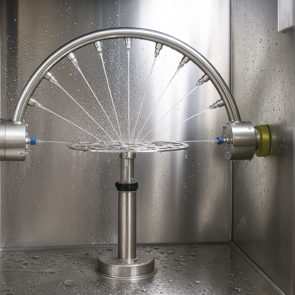 Oscillating Spray Test