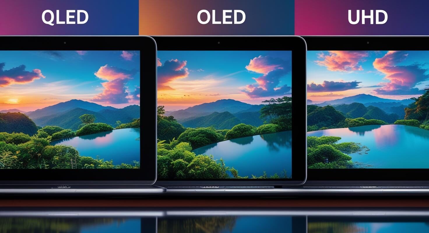 QLED vs. OLED vs. UHD