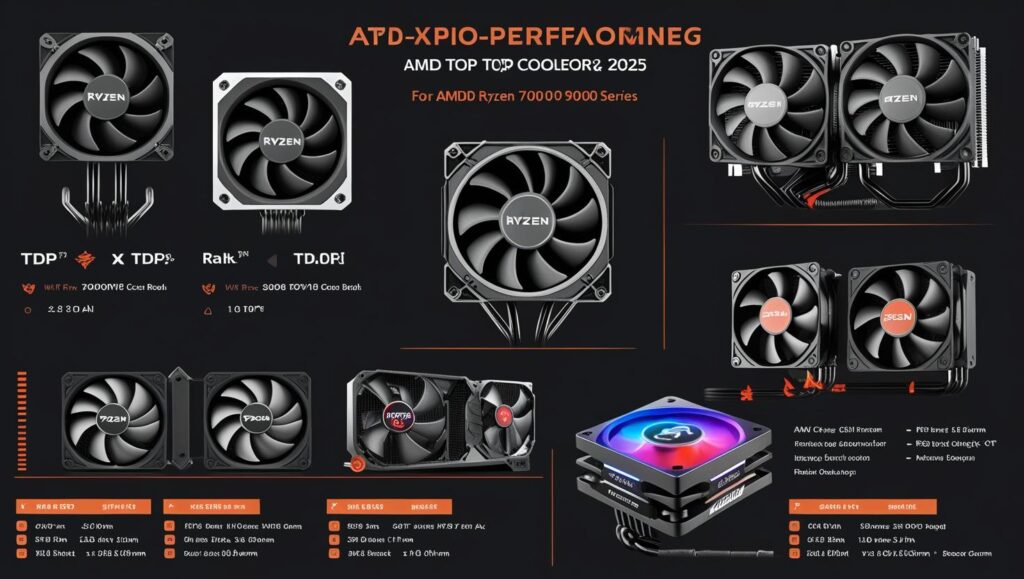 Top List of CPU Coolers for AMD Ryzen 7000 & 9000 Series - 2025