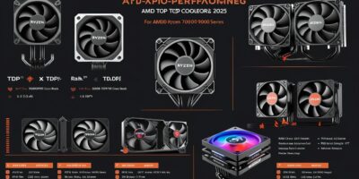 Top List of CPU Coolers for AMD Ryzen 7000 & 9000 Series - 2025