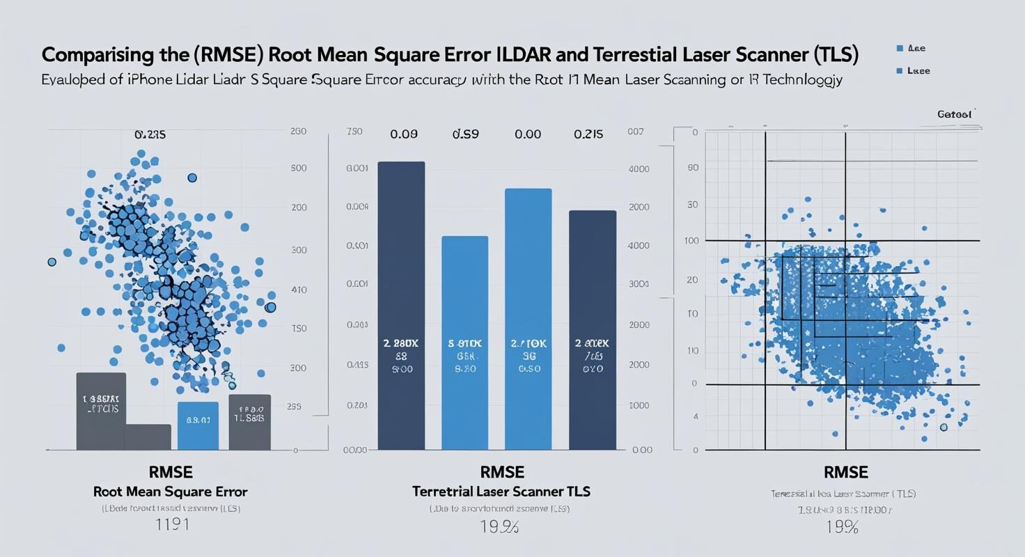 iPhone LiDAR vs. Terrestrial Laser Scanner (TLS) Accuracy (RMSE)