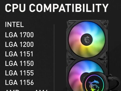 MSI MAG CORELIQUID 240R V2 CPU Compatibility