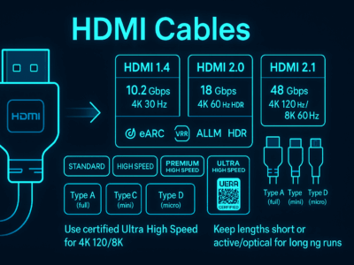 GPMI vs. HDMI vs. DisplayPort vs. USB-C The Ultimate 2025 Cable Showdown