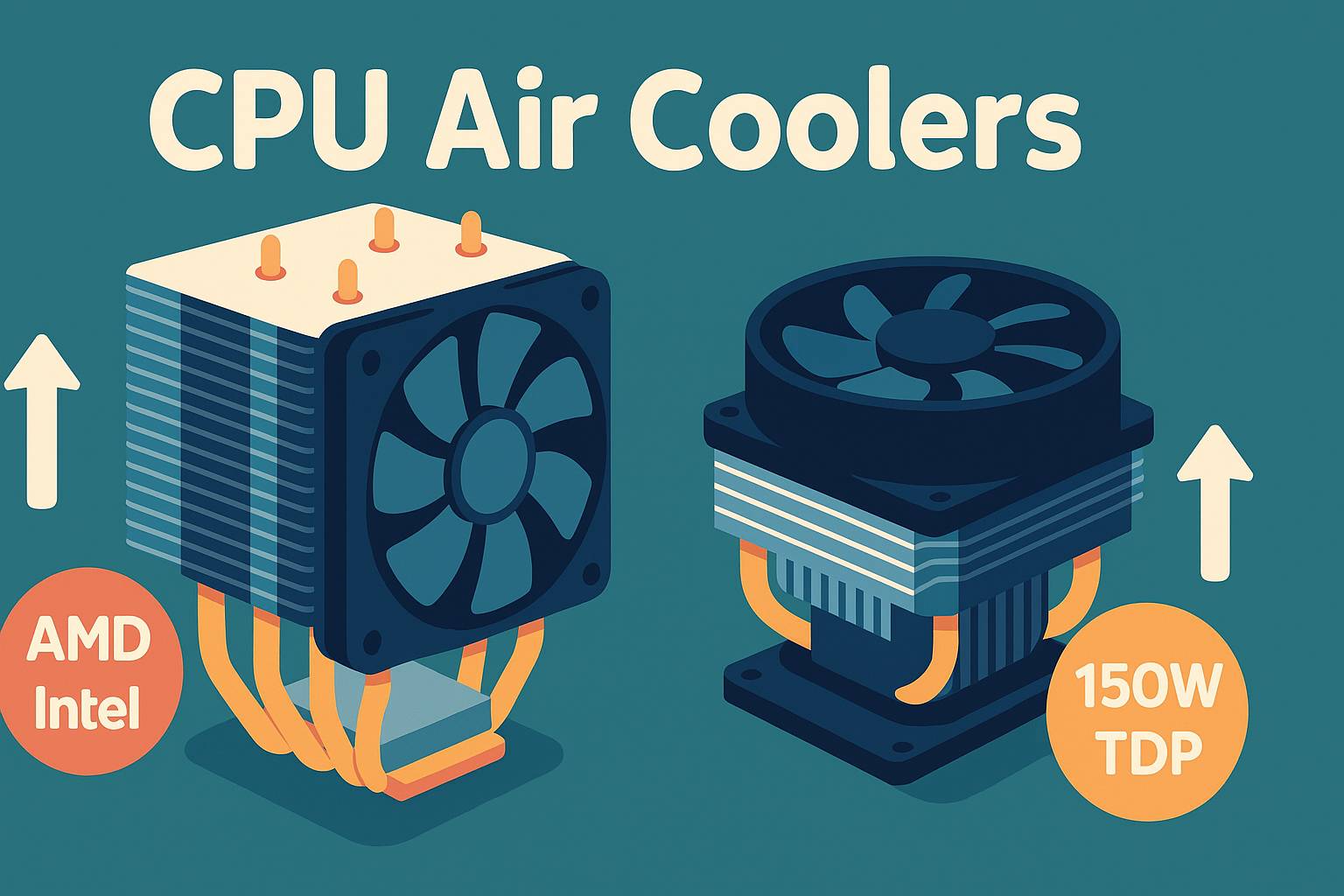 Best White ARGB CPU Air Coolers for AM5 (2025): The Ultimate Performance & Aesthetics Guide