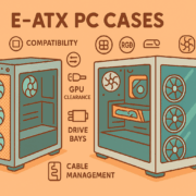 Best X870E PC Compatible Cases - EATX Modular - Check Length