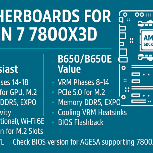 Best Motherboard for Ryzen 7 7800X3D: The Ultimate 2025 Buyer's Guide