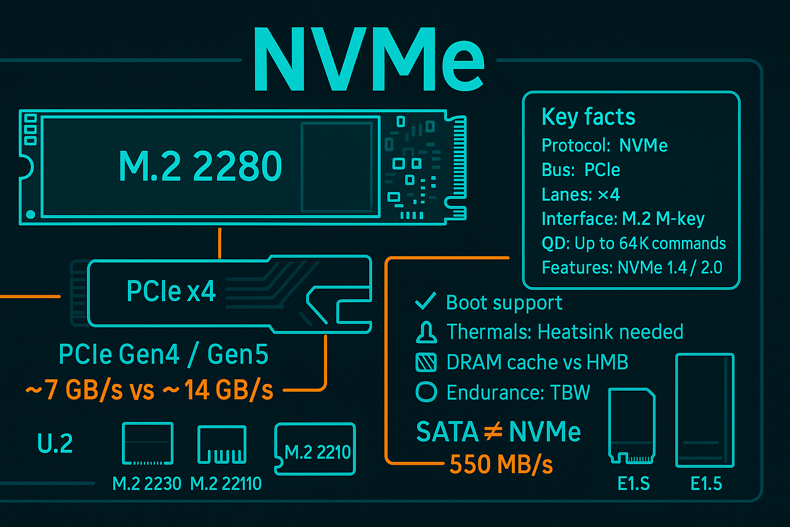 NVMe 1.4 vs 2.0: The Ultimate Technical Comparison (2025)