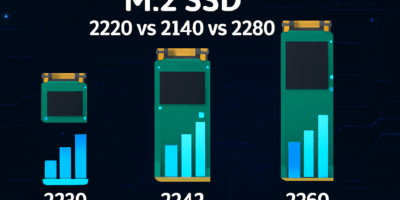 M.2 SSD Guide (2025): 2230 vs 2242 vs 2280 Performance & Compatibility