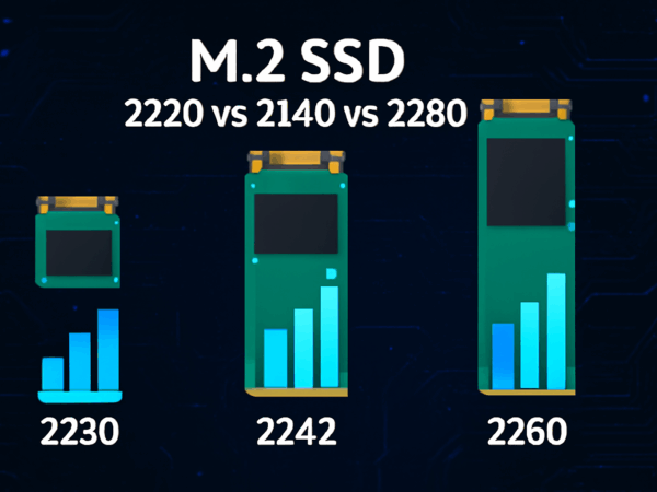 M.2 SSD Guide (2025): 2230 vs 2242 vs 2280 Performance & Compatibility