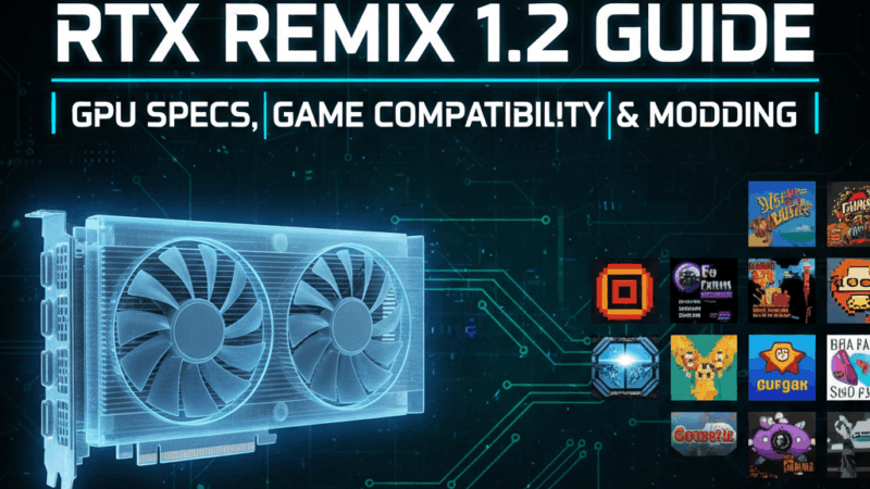 RTX Remix 1.2 Guide: GPU Specs, Game Compatibility & Modding