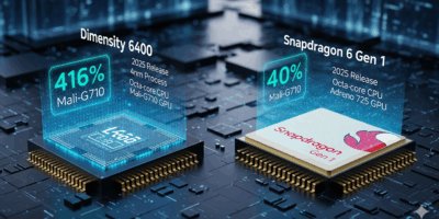 Dimensity 6400 vs. Snapdragon 6 Gen 1: 2025 Chipset Comparison