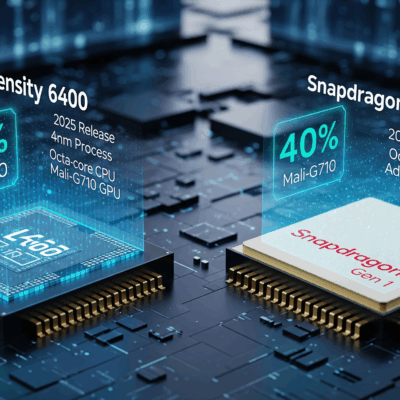 Dimensity 6400 vs. Snapdragon 6 Gen 1: 2025 Chipset Comparison