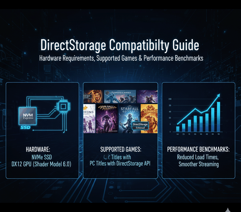 DirectStorage Compatibility Guide: Hardware Requirements, Supported Games & Performance Benchmarks