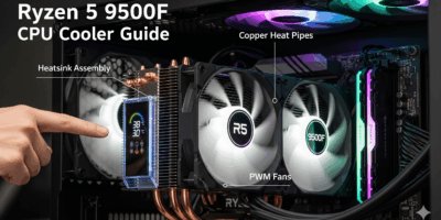 Ryzen 5 9500F Cooler Guide (2025): Best Air & AIO Coolers for Gaming & PBO