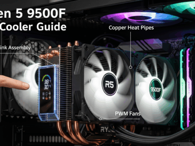 Ryzen 5 9500F Cooler Guide (2025): Best Air & AIO Coolers for Gaming & PBO