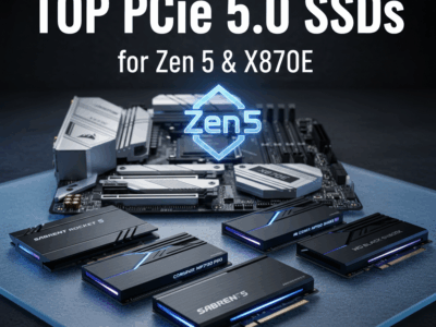 Top PCIe 5.0 SSDs for Zen 5 & X870E