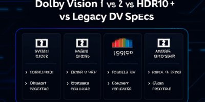 Dolby Vision 1 vs 2 vs HDR10+ vs Legacy DV Specs