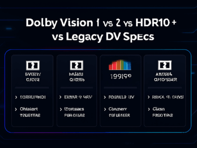 Dolby Vision 1 vs 2 vs HDR10+ vs Legacy DV Specs