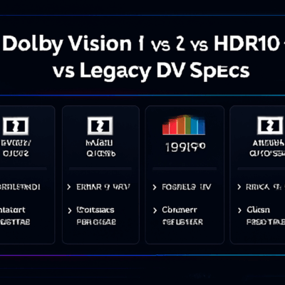 Dolby Vision 1 vs 2 vs HDR10+ vs Legacy DV Specs