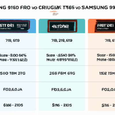 SSD Comparison: 9100 Pro, T705, 990 Pro
