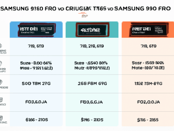 SSD Comparison: 9100 Pro, T705, 990 Pro