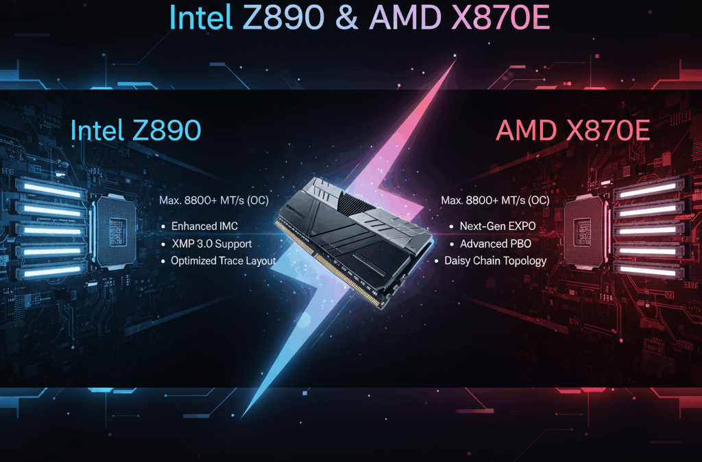 8800 MTs DDR5 Motherboard Compatibility – Intel Z890 & AMD X870E