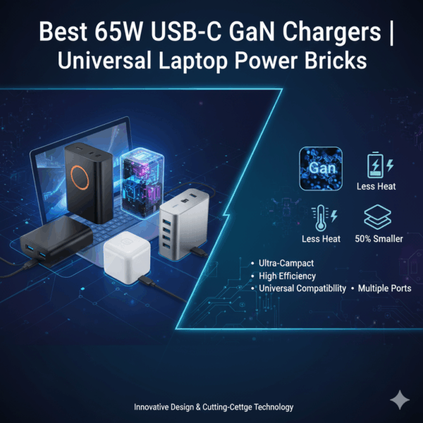 Best 65W USB-C GaN Chargers Universal Laptop Power Bricks