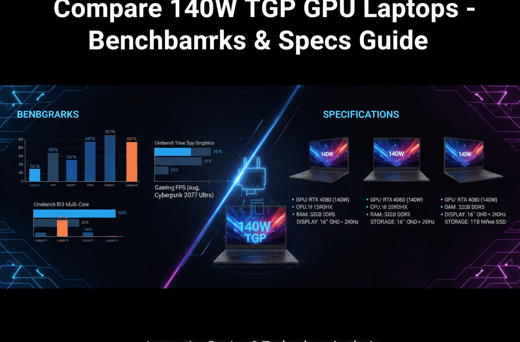 Compare 140W TGP GPU Laptops – Benchmarks & Specs Guide