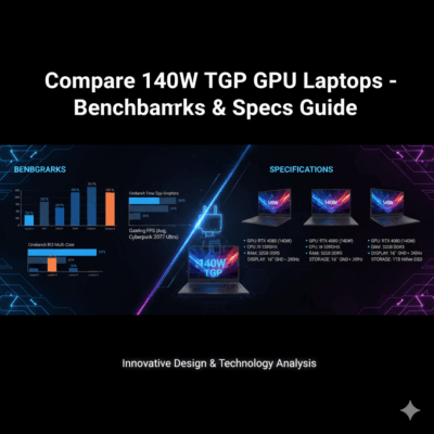 Compare 140W TGP GPU Laptops – Benchmarks & Specs Guide