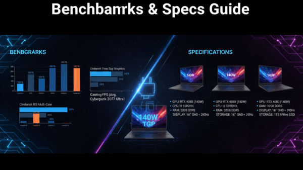 Compare 140W TGP GPU Laptops – Benchmarks & Specs Guide