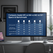 Compare Apple M5 vs M4 vs M3 vs M2 vs M1 Specs & Benchmark