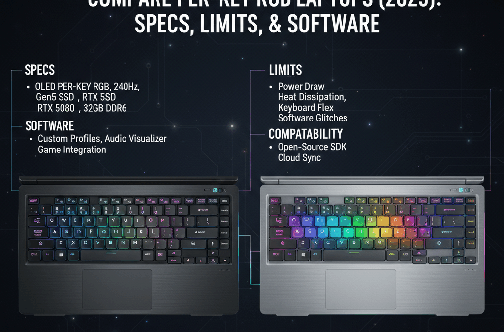 Compare Per-Key RGB Laptops (2025) Specs, Limits, & Software