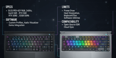 Compare Per-Key RGB Laptops (2025) Specs, Limits, & Software