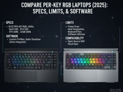 Compare Per-Key RGB Laptops (2025) Specs, Limits, & Software