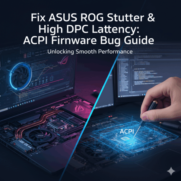 Fix ASUS ROG Stutter & High DPC Latency ACPI Firmware Bug Guide