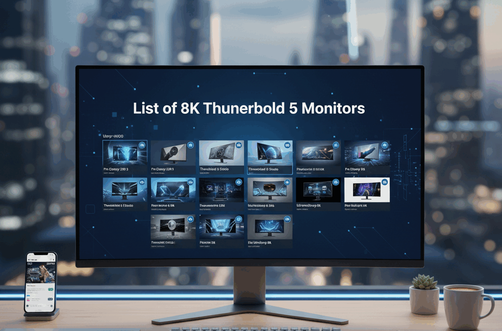 List of 8K Thunderbolt 5 Monitors