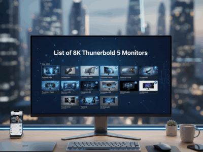 List of 8K Thunderbolt 5 Monitors